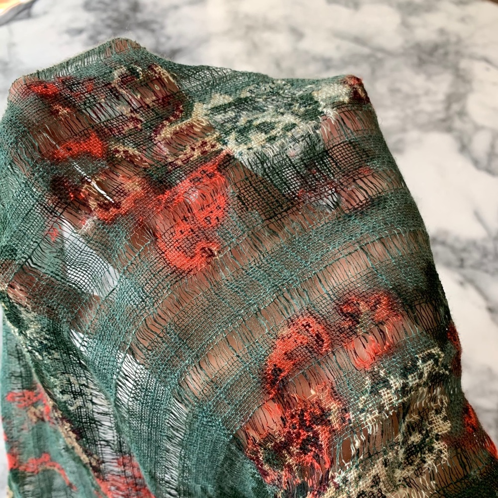 Ecoté Floral Infinity Scarf - Picture 3 of 5
